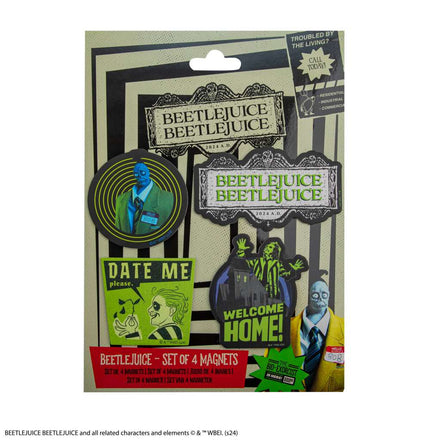 Beetlejuice Magnet Set (4) Cinereplicas Magnets