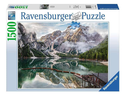 Ravensburger - Puzzle Lago di Braies, 1500 Pezzi