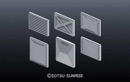 BUILDERS PARTS HD MS PANEL 01 ACCESORIOS BANDAI MODEL KIT