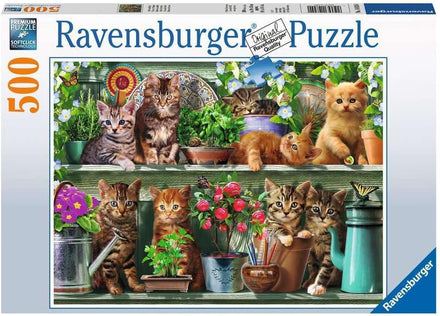 Ravensburger - Gatos en el Estante - 500 Piezas