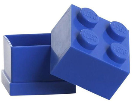 Contenitore Lego Mini Box 4 Blu Gadget