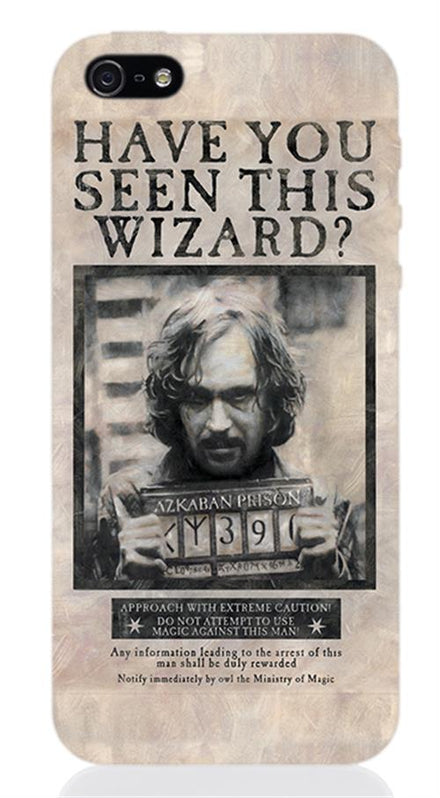 HP36 - COVER IPHONE 5 HARRY POTTER SIRIUS BLACK OPACA