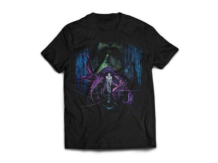 RNC02 - T-SHIRT PARANOIAE MONSTER BLACK VERSION S