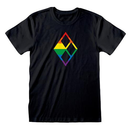 DC COMICS: PRIDE - T-SHIRT - HARLEY QUINN LOGO S