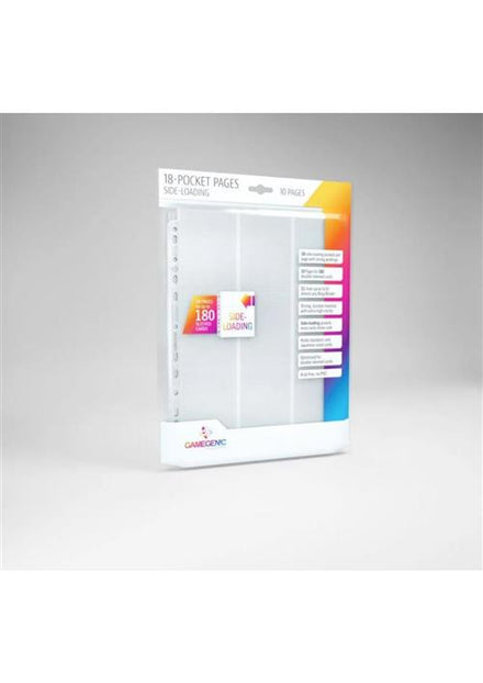 GGS30009ML - SIDELOADING - 18-POCKET PAGES - 10-PIECE PACK - WHITE