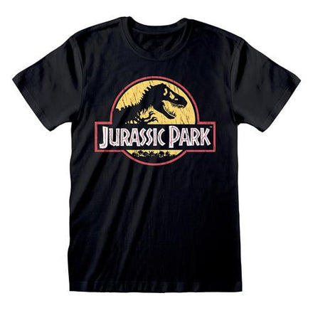 JURASSIC PARK - T-SHIRT - ORIGINAL DISTRESSED LOGO L