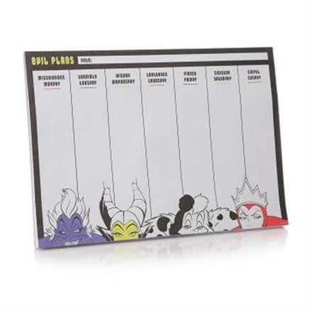MEMPDC03 - CLÁSICOS DISNEY - ALMOHADILLA DE ESCRITORIO (PLANIFICADOR A4) - DISNEY (VILLANOS)
