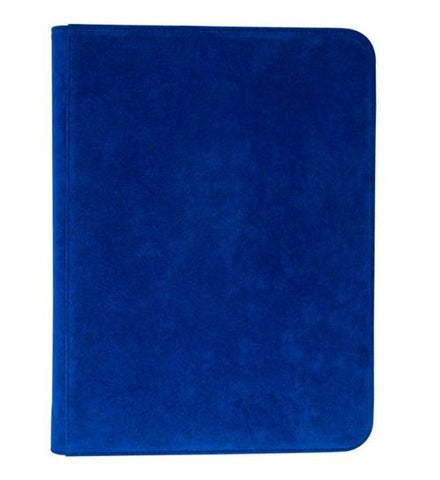 15935 - VIVID DELUXE ZIPPERED 9-POCKET PRO-BINDER - BLUE