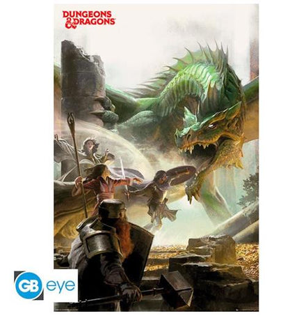 ABYSTYLE DUNGEONS & DRAGONS - Poster Maxi 91.5x61 :" Adventure"