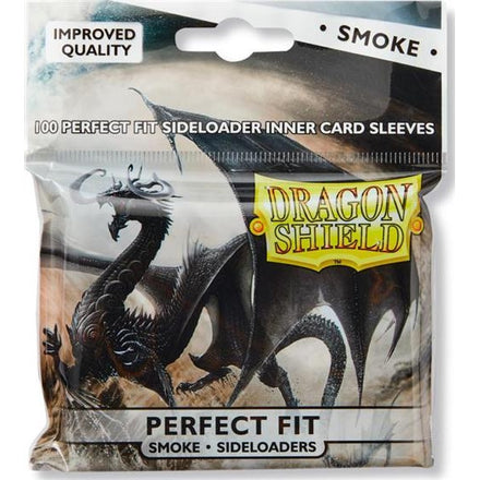 At - 13123 - 100 Standard Sleeves - Perfect Fit Sideloading - Smoke 'shinon'
