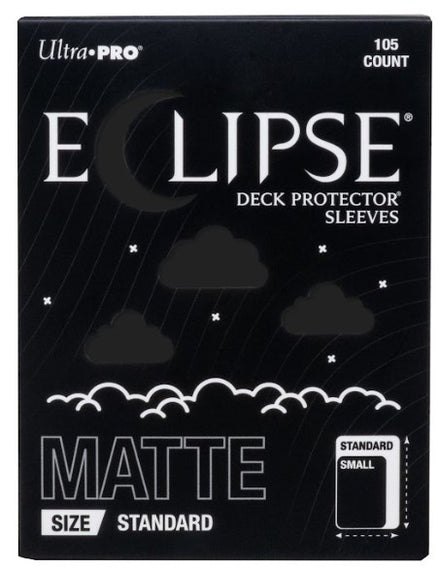 Fundas Standard Eclipse Matte Jet Black (105 unidades) - Ultra Pro