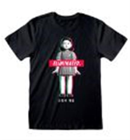 SQUID GAME - T-SHIRT - ELIMINATION DOLL L