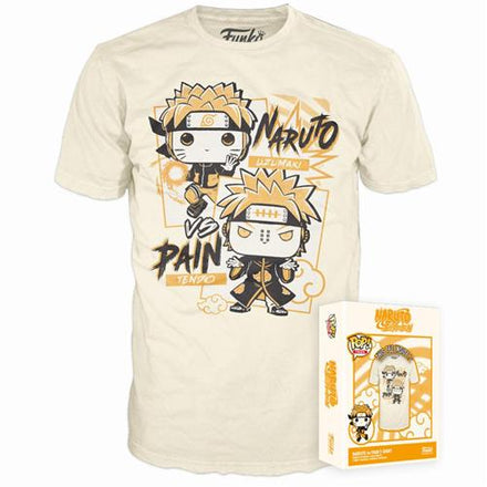 NARUTO SHIPPUDEN - BOXED TEE - NARUTO VS PAIN (T-SHIRT L)