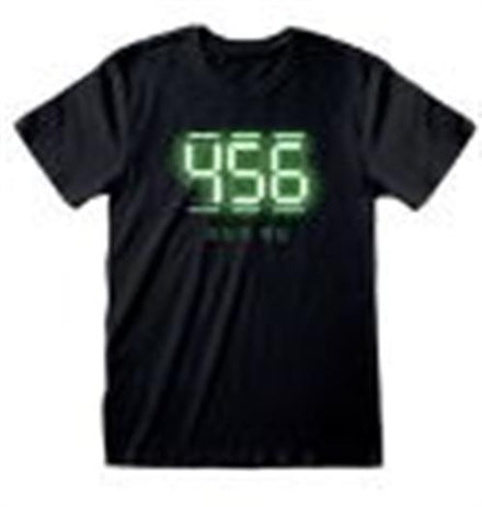 SQUID GAME - T-SHIRT - 456 DIGITAL TEXT M
