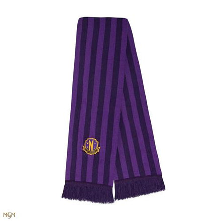CR1071 - MERCOLEDI' - SCIARPA VIOLA - NEVERMORE ACADEMY