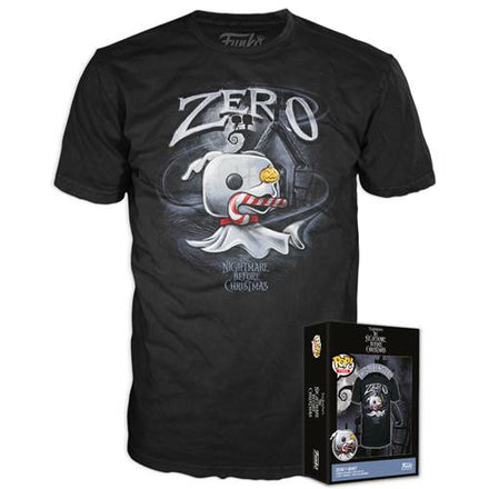 Nightmare Before Christmas Boxed T-Shirt Zero w/Cane