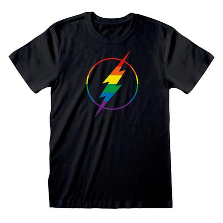 DC COMICS: PRIDE - T-SHIRT - THE FLASH LOGO L