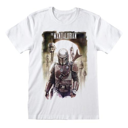 STAR WARS: THE MANDALORIAN - T-SHIRT - TROOPER HEAD S
