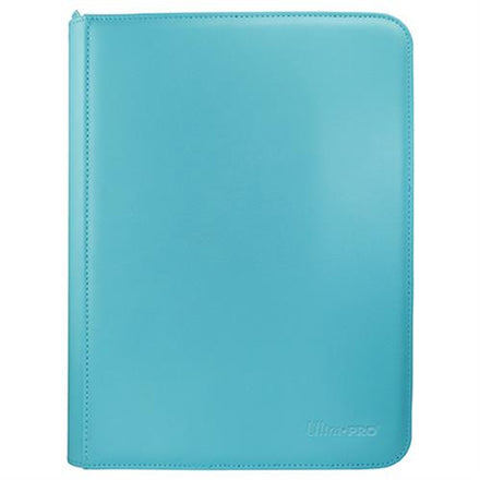 E - 15904 - Vivid 9 - Pocket Zippered Pro - Binder: Light Blue