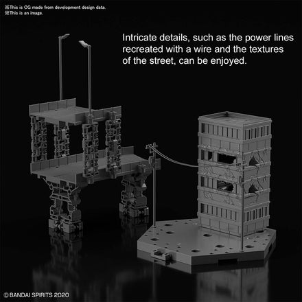 CUSTOMIZE SCENE BASE CITY AREA VER. BANDAI MODEL KIT
