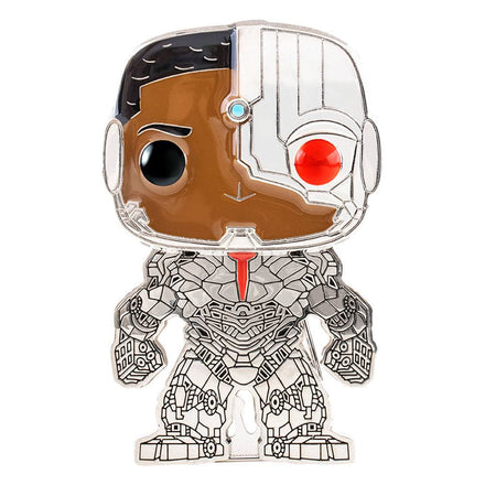 Pin de esmalte Pop! de Cyborg de DC Comics 10 cm Funko