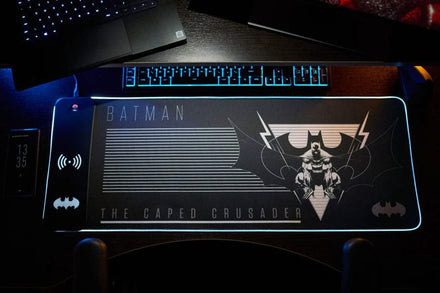 Alfombrilla de ratón con cargador inalámbrico Batman de DC Comics Numskull