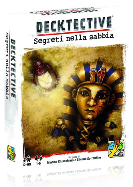 Decktective Secrets in the Sand Board Game Dv Giochi