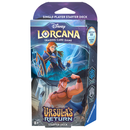 Disney Lorcana Ursula's Return Starter Deck Sapphire/Steel ENG Ravensburger