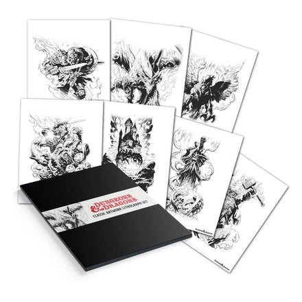 Set de 7 litografías de Dungeons & Dragons 36 x 28 cm FaNaTtik