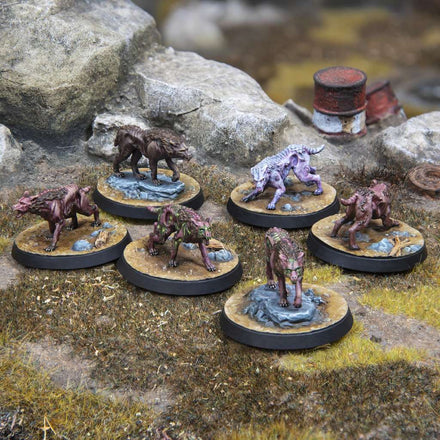 FALLOUT WW CREATURES MONGREL SCAVENGING Miniatures & Modeling Modiphius