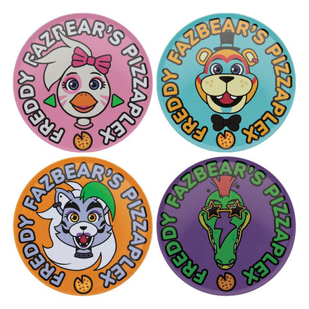 Five Nights At Freddy's Coaster 4-Pack Printed Drinks Fanattik