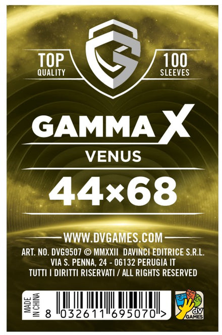 Gamma X Bustine Protettive Venus 44 x 68 mm Dv Giochi