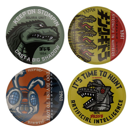 Pack de 4 posavasos Godzilla