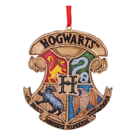 Adornos colgantes de Harry Potter, estuche de Hogwarts (6), Nemesis Now