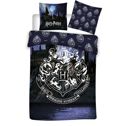 Harry Potter Hogwarts Microfibre Copripiumino Letto Warner Bros.