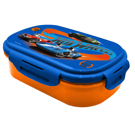 Hot Wheels Contenitore Per Il Pranzo + Posate Hot Wheels