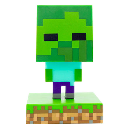 Lampada a icone di Minecraft Zombie