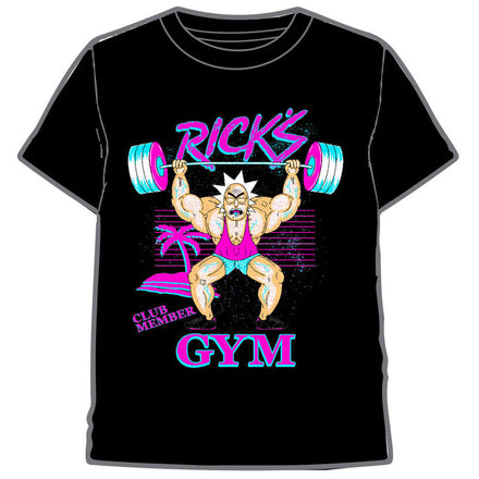 Rick And Morty Ricks Gym Adult T - Shirt