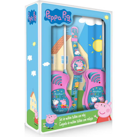 Set de reloj digital de Peppa Pig + walkie-talkie
