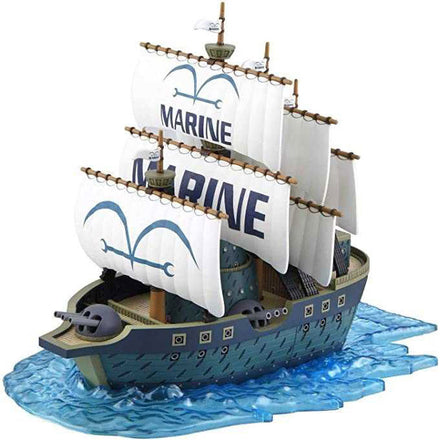 Maqueta de barco de la Marina de One Piece, figura de 15 cm