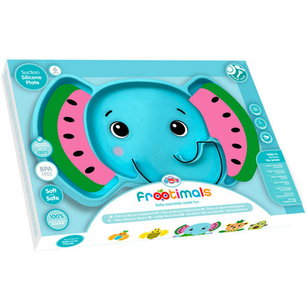 Plato de silicona antideslizante Frootimals Melany Melephant