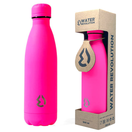 Botella de agua Water Revolution Fluor Pink 500 ml