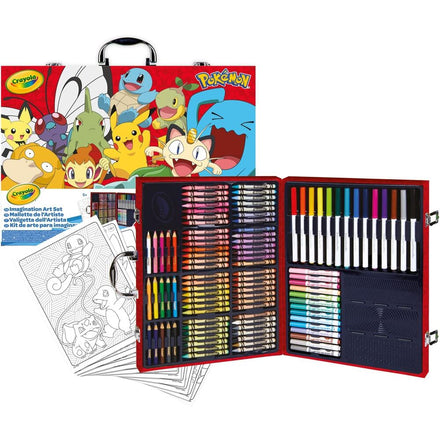 Maletín de artista Crayola de Pokémon