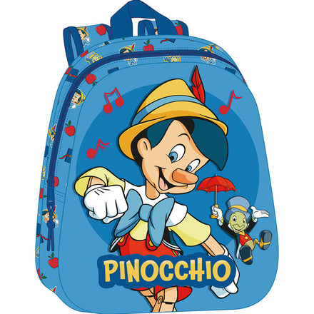 Mochila 3D de Pinocho de Disney 33 cm