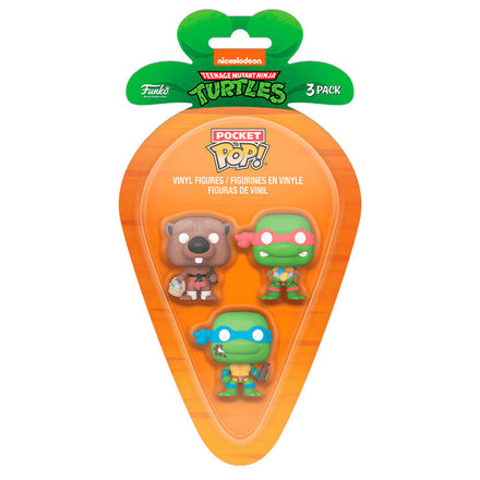 Funko Carrot Pocket POP 3-Pack TMNT L/R/S -...