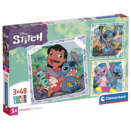 Puzzle de Disney Stitch 3x48 piezas