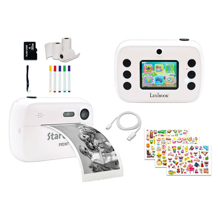 Cámara de fotos con impresora infantil