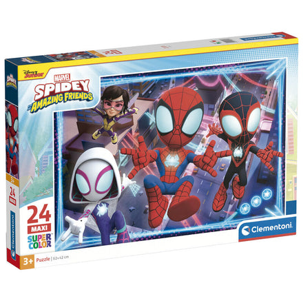 Marvel Spidey Amazing Friends maxi puzle 24 piezas