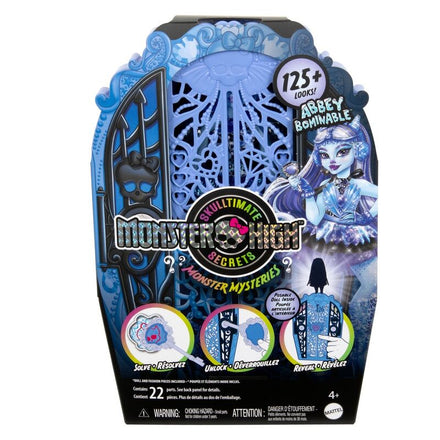 Muñeca Monster High Skulltimate Secrets Abbey Bominable + armario