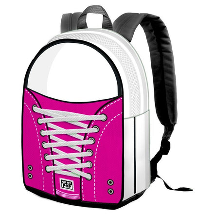 Mochila Oh My Pop! Sneakers Fucsia 43cm